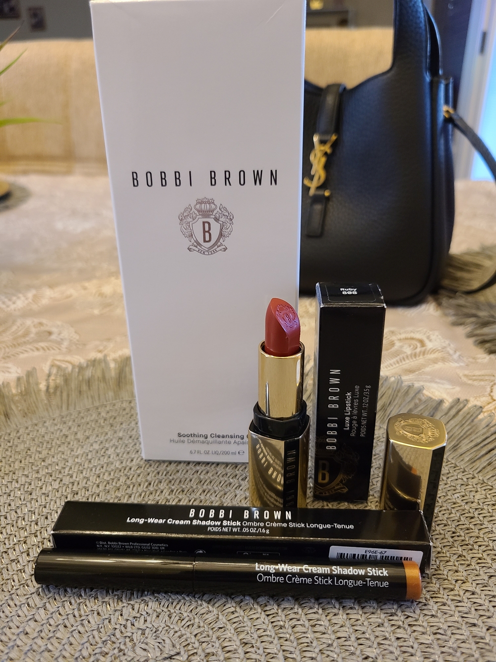 Bobbi Brown Lipstick & Shadow & Cleanser Bundle